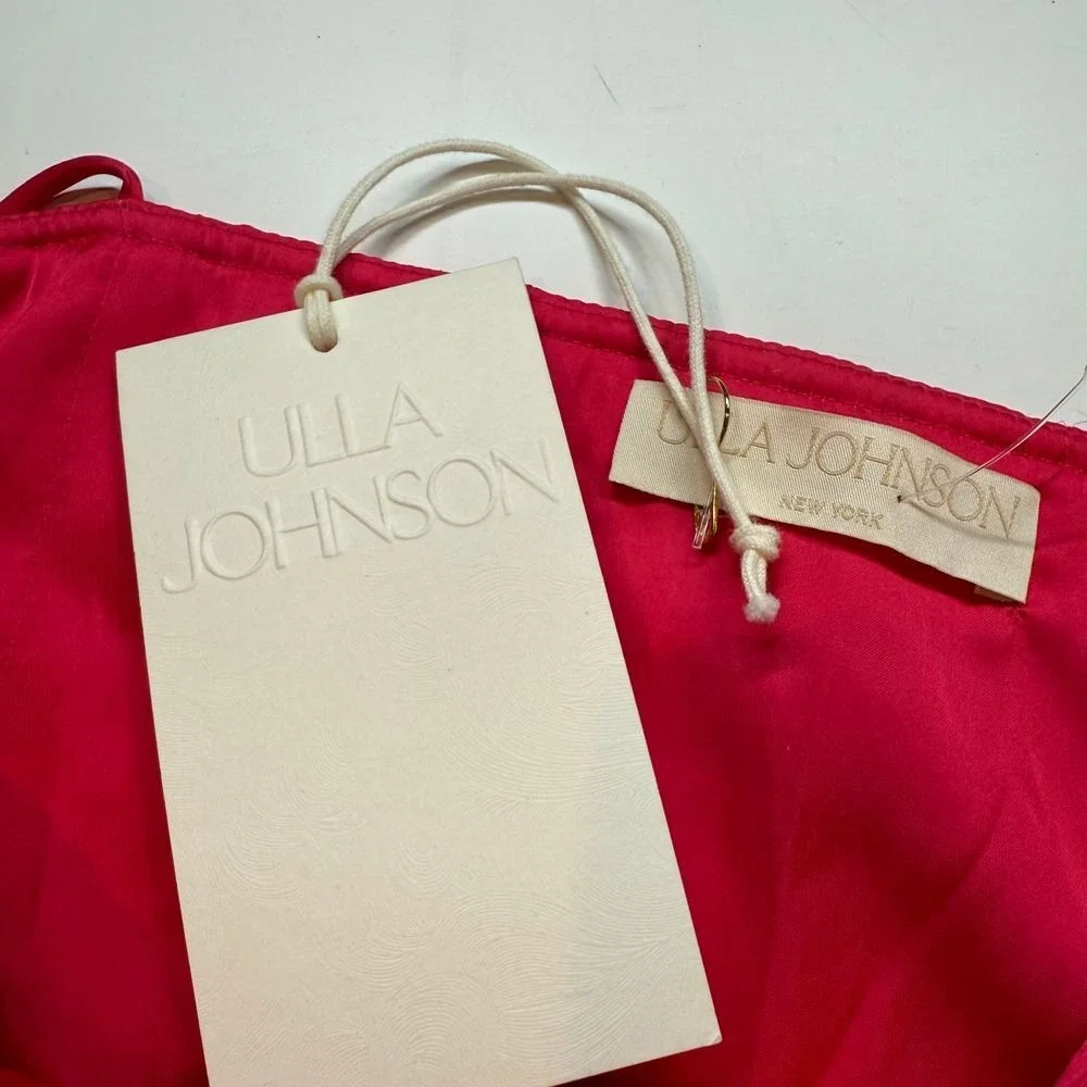 ULLA JOHNSON Oral Midi Strappy Dress in Orchid Womens Size 6‎ NEW MSRP $650